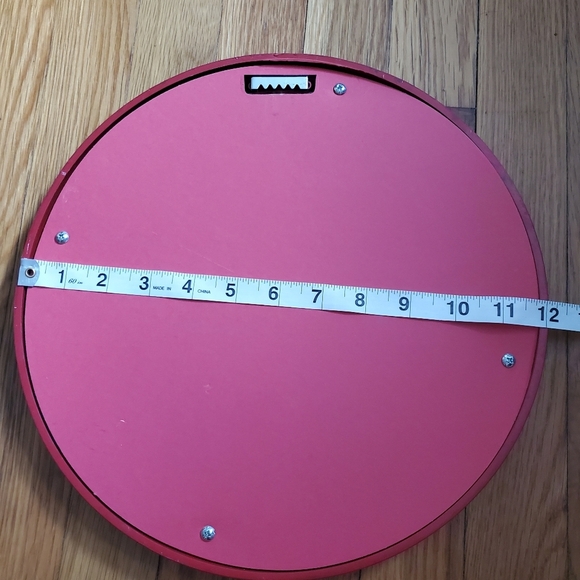 Vintage Kay Lamb Shannon‎ 1994 Merry Christmas round framed wall decor art - Picture 4 of 5